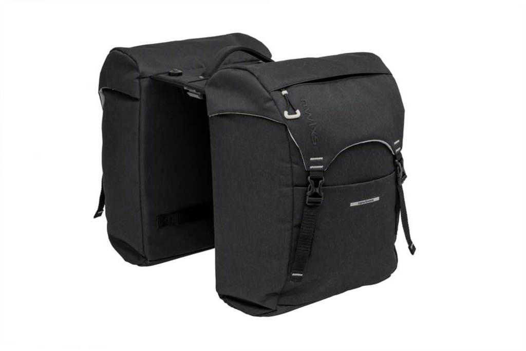 Dubbele-Fietstas-New-Looxs-Sports-Double-MIK-32-Liter-Black Dubbele-Fietstas-New-Looxs-Sports-Double-MIK-32-Liter-Black